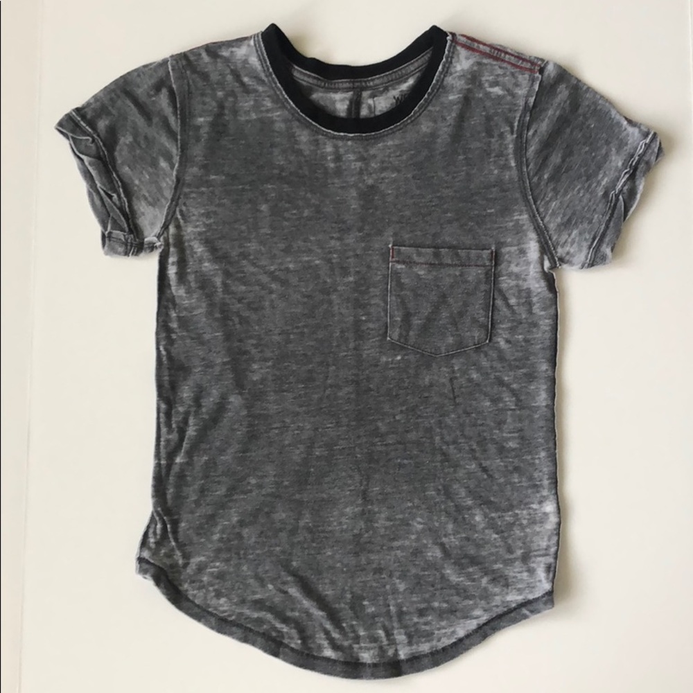Grey Free People Small Shirt